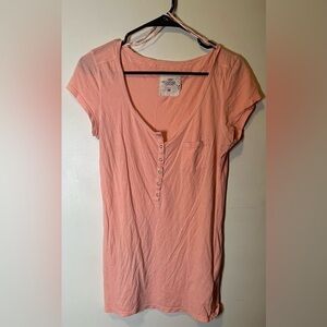 H&M light pink top size medium
